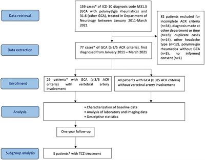 Giant cell arteritis with vertebral artery involvement—baseline characteristics and follow-up of a monocentric patient cohort